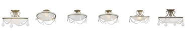 Livex Chesterfield 3-Light Ceiling Mount
